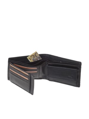 Lavor 1-3837 Δερμάτινο Ανδρικό Πορτοφόλι με RFID Μαύρο