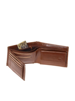 Lavor 1-3837 Δερμάτινο Ανδρικό Πορτοφόλι με RFID Κονιάκ