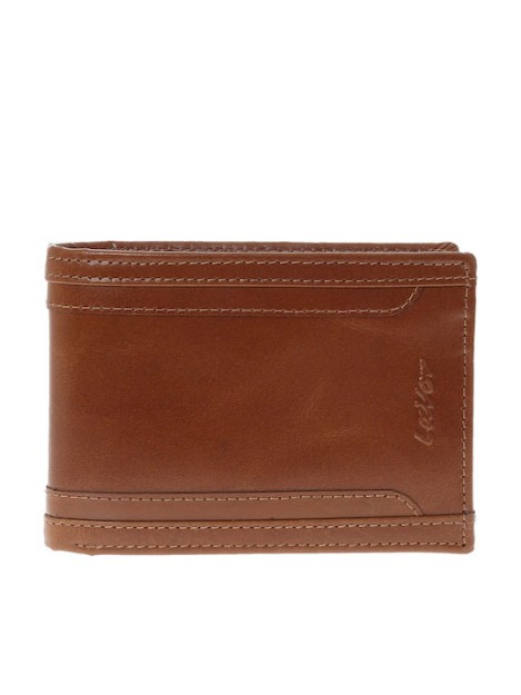 Lavor 1-3837 Δερμάτινο Ανδρικό Πορτοφόλι με RFID Κονιάκ