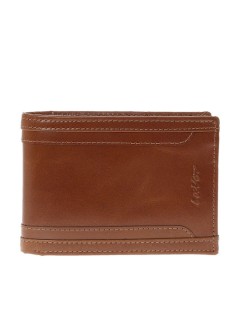 Lavor 1-3837 Δερμάτινο Ανδρικό Πορτοφόλι με RFID Κονιάκ