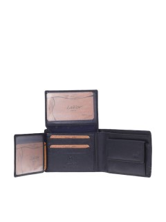Lavor 1-3839 Δερμάτινο Ανδρικό Πορτοφόλι με RFID Μπλε