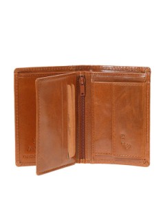 Lavor 1-3840 Δερμάτινο Ανδρικό Πορτοφόλι με RFID Κονιάκ