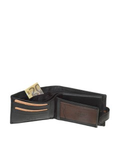 Lavor 1-3841 Δερμάτινο Ανδρικό Πορτοφόλι με RFID Μαύρο