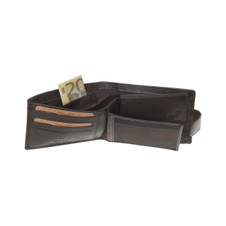 Lavor 1-3841 Δερμάτινο Ανδρικό Πορτοφόλι με RFID Καφέ