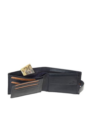 Lavor 1-3841 Δερμάτινο Ανδρικό Πορτοφόλι με RFID Μπλε