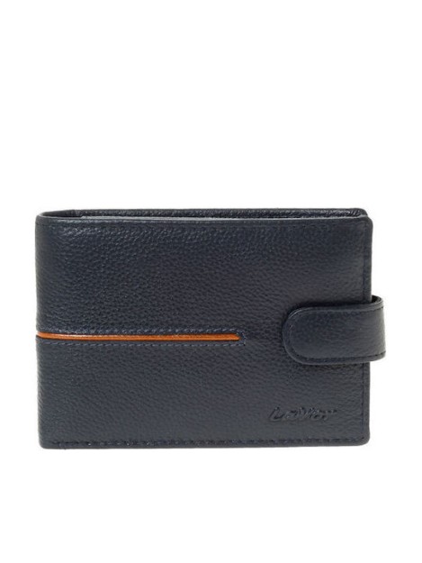 Lavor 1-3841 Δερμάτινο Ανδρικό Πορτοφόλι με RFID Μπλε