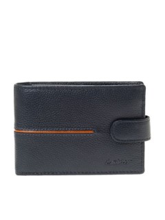 Lavor 1-3841 Δερμάτινο Ανδρικό Πορτοφόλι με RFID Μπλε