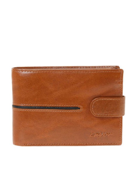 Lavor 1-3841 Δερμάτινο Ανδρικό Πορτοφόλι με RFID Κονιάκ