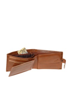 Lavor 1-3841 Δερμάτινο Ανδρικό Πορτοφόλι με RFID Κονιάκ
