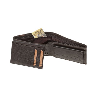 Lavor 1-3843 Δερμάτινο Ανδρικό Πορτοφόλι με RFID Καφέ