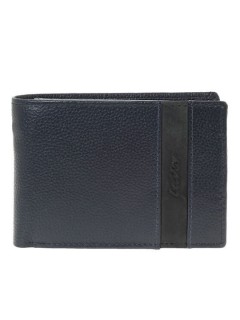 Lavor 1-3843 Δερμάτινο Ανδρικό Πορτοφόλι με RFID Μπλε