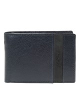 Lavor 1-3843 Δερμάτινο Ανδρικό Πορτοφόλι με RFID Μπλε