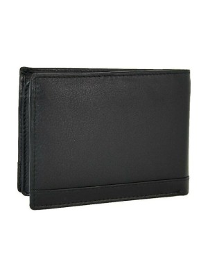 Lavor 1-7105 Δερμάτινο Ανδρικό Πορτοφόλι με RFID Μαύρο