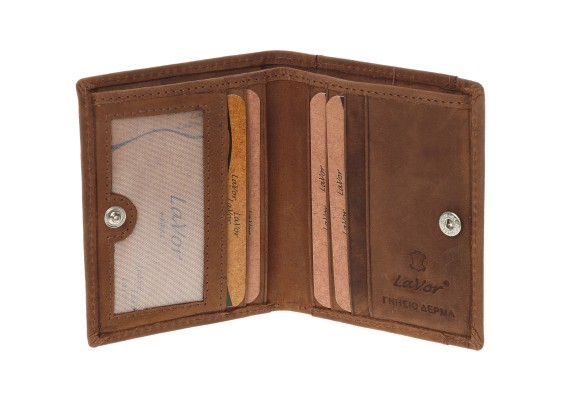 Lavor 1-3303 Δερμάτινο Ανδρικό Πορτοφόλι με RFID Crunch