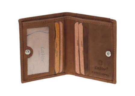 Lavor 1-3303 Δερμάτινο Ανδρικό Πορτοφόλι με RFID Crunch