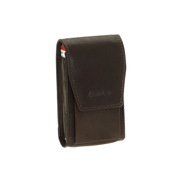 Lavor 1-7044 Δερμάτινη Θήκη Πακέτου Τσιγάρων Καφέ με Μαγνητικό Κούμπωμα