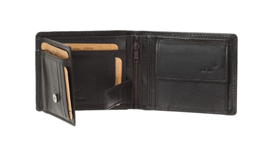 Lavor 1-3825 Δερμάτινο Ανδρικό Πορτοφόλι Καρτών με RFID Καφέ