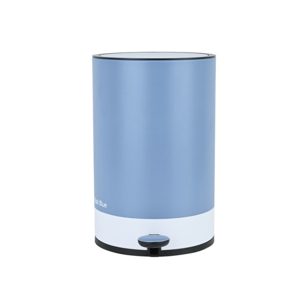 ESTIA ΧΑΡΤΟΔΟΧΕΙΟ ΜΠΑΝΙΟΥ TONE LAB SOFT CLOSE 6lt OPAL BLUE