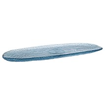 ESTIA ΠΙΑΤΕΛΑ ΣΕΡΒΙΡΙΣΜΑΤΟΣ ROCHE ΓΥΑΛΙΝΗ 42x17x2cm ΜΠΛΕ