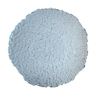 ESTIA ΠΙΑΤΕΛΑ ΣΕΡΒΙΡΙΣΜΑΤΟΣ ROCHE ΓΥΑΛΙΝΗ 32x2.9cm ΜΠΛΕ