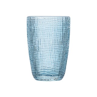 ESTIA ΠΟΤΗΡΙ ΝΕΡΟΥ ΓΥΑΛΙΝΟ ROCHE 415ml ΜΠΛΕ