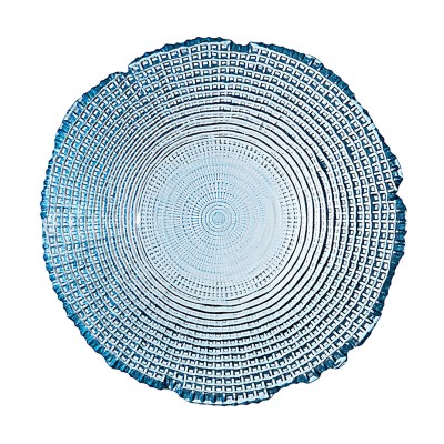 ESTIA ΣΑΛΑΤΙΕΡΑ ROCHE ΓΥΑΛΙΝΗ 27.5x8cm ΜΠΛΕ