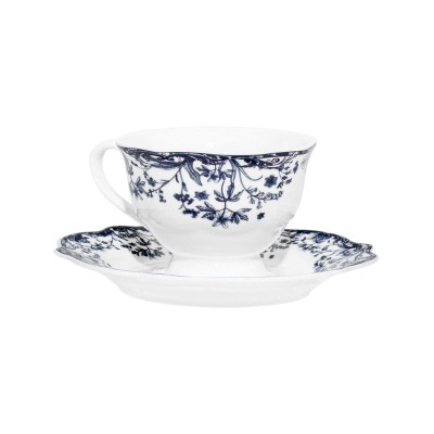 ESTIA ΦΛΥΤΖΑΝΙ ΚΑΦΕ REVERIE BLUE 220ml ΜΕ ΠΙΑΤΑΚΙ