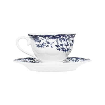 ESTIA ΦΛΥΤΖΑΝΙ ΚΑΦΕ REVERIE BLUE 220ml ΜΕ ΠΙΑΤΑΚΙ