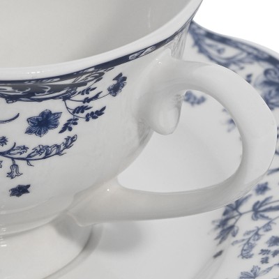 ESTIA ΦΛΥΤΖΑΝΙ ΚΑΦΕ REVERIE BLUE 220ml ΜΕ ΠΙΑΤΑΚΙ