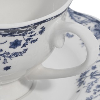 ESTIA ΦΛΥΤΖΑΝΙ ΚΑΦΕ REVERIE BLUE 220ml ΜΕ ΠΙΑΤΑΚΙ