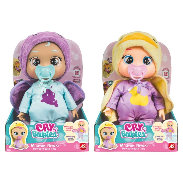 CRY BABIES TINY CUDDLES ΜΠΑΝΑΚΙ ΝΙΝΑΚΙ ΔΙΑΔΡΑΣΤΙΚΗ ΚΟΥΚΛΑ ΠΟΥ ΚΛΑΕΙ ΜΕ ΑΛΗΘΙΝΑ ΔΑΚΡΥΑ (ΤΥΧΑΙΟ ΣΧΕΔΙΟ