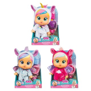 CRY BABIES TINY CUDDLES ΚΛΑΨΟΥΛΙΝΙΑ ΑΓΑΠΟΥΛΙΝΙΑ ΔΙΑΔΡΑΣΤΙΚΗ ΚΟΥΚΛΑ ΠΟΥ ΚΛΑΕΙ ΜΕ ΑΛΗΘΙΝΑ ΔΑΚΡΥΑ (ΤΥΧΑ