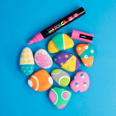 Uni-Ball Paint Μαρκαδόροι με Μεταλλική Κασετίνα Σετ 13τμχ