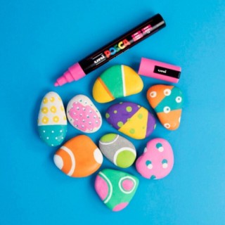 Uni-Ball Paint Μαρκαδόροι με Μεταλλική Κασετίνα Σετ 13τμχ