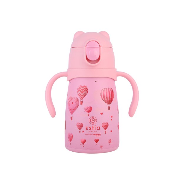 ESTIA ΘΕΡΜΟΣ ΠΑΙΔΙΚΟ BUBBLE BOTTLE SAVE THE AEGEAN 300ml LOVE ASCEND