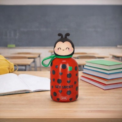 Legami Milano Isothermal Bottle for Kids Hot&Cold BFF ''Ladybug'' Κόκκινο KSSB0011