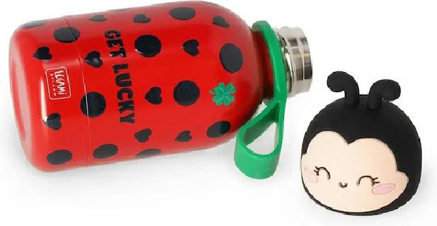 Legami Milano Παιδικό Παγούρι Ανοξείδωτο Θερμός Κόκκινο Πασχαλίτσα310ml