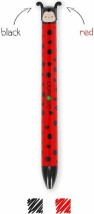 Legami Milano Click Clack Στυλό Ballpoint Πασχαλίτσα Μαύρο/Κόκκινο