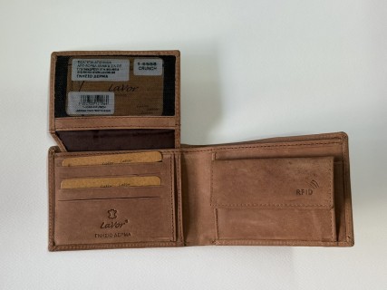 Lavor 1-6558 Δερμάτινο Ανδρικό Πορτοφόλι με RFID Crunch