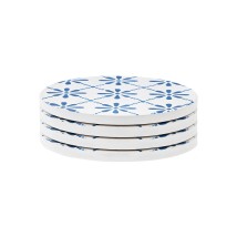 ESTIA ΣΟΥΒΕΡ AEGEAN TILE ΚΕΡΑΜΙΚΟ Φ10.3cm ΣΕΤ 4 ΤΕΜ
