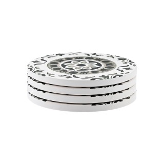 ESTIA ΣΟΥΒΕΡ HERITAGE GREEN ΚΕΡΑΜΙΚΟ Φ10.3cm ΣΕΤ 4 ΤΕΜ