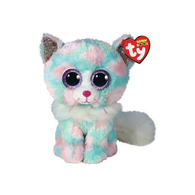 TY BEANIE BOOS ΛΟΥΤΡΙΝΟ: OPAL ΧΝΟΥΔΩΤΗ ΓΑΤΟΥΛΑ ΠΑΣΤΕΛ 15 ΕΚ.