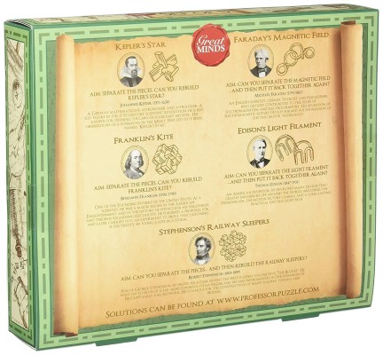 Professor Puzzle Great Minds Γρίφος από Μέταλλο για 6+ Ετών