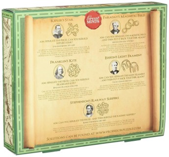 Professor Puzzle Great Minds Γρίφος από Μέταλλο για 6+ Ετών