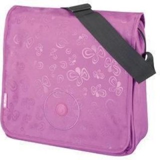 Υφασμάτινη Τσάντα Μωβ Ταχυδρόμου Μεγάλη