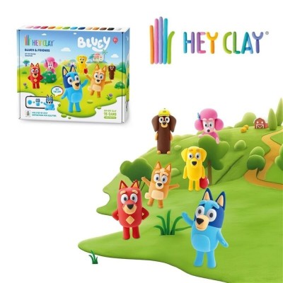 Hey Clay Bluey Παιδικός Πηλός Σετ Πολύχρωμος 275gr