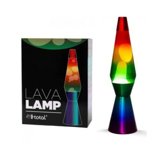 I-Total Διακοσμητικό Φωτιστικό Lava Lamp Rainbow XL1767