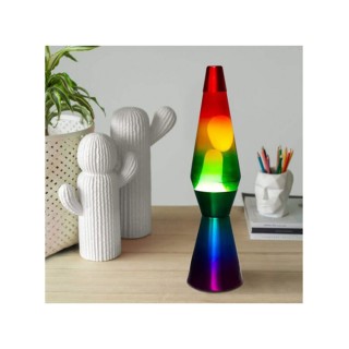 I-Total Διακοσμητικό Φωτιστικό Lava Lamp Rainbow XL1767