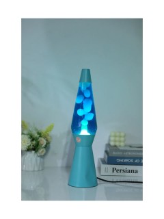 I-Total Διακοσμητικό Φωτιστικό Lava Lamp Μπλε XL2939