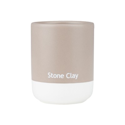 ESTIA ΠΟΤΗΡΑΚΙ ΜΠΑΝΙΟΥ TONE LAB ΚΕΡΑΜΙΚΟ STONE CLAY